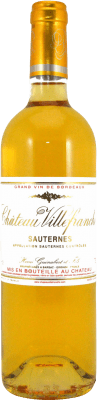 19,95 € 免费送货 | 白酒 Henri Guinalbert Château Villefranche A.O.C. Sauternes 法国 Sauvignon White, Muscatel Small Grain, Sémillon 瓶子 75 cl