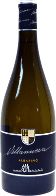 12,95 € Envío gratis | Vino blanco Pazo as Barreiras Villanueva D.O. Rías Baixas Galicia España Albariño Botella 75 cl