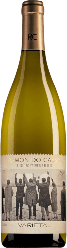 12,95 € 免费送货 | 白酒 Ramón do Casar D.O. Ribeiro 加利西亚 西班牙 Godello, Treixadura, Albariño 瓶子 75 cl