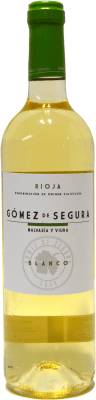 3,95 € Envoi gratuit | Vin blanc Gómez de Segura D.O.Ca. Rioja La Rioja Espagne Viura, Malvasía Bouteille 75 cl