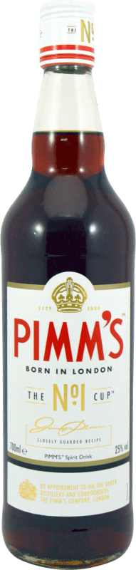 14,95 € Envío gratis | Licores Pimm's Nº 1 Reino Unido Botella 70 cl