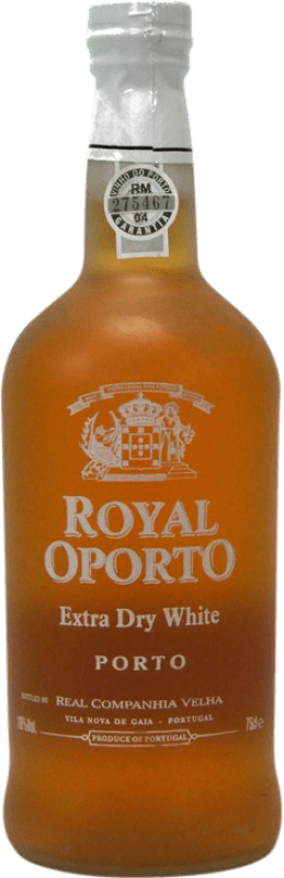 9,95 € Spedizione Gratuita | Vino fortificato Real Companhia Velha Royal Dry White I.G. Porto porto Portogallo Bottiglia 75 cl