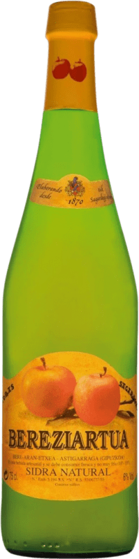 2,95 € Kostenloser Versand | Cidre Bereziartua Sagardotegia Natural Spanien Flasche 75 cl