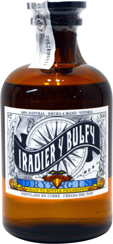 39,95 € Kostenloser Versand | Genever Gin Singular Artesanos Iradier y Bulfy Spanien Medium-Flasche 50 cl