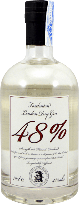 26,95 € 免费送货 | 金酒 Foxdenton London Dry Gin 48º 英国 瓶子 70 cl