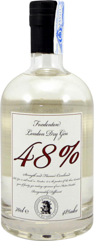 18,95 € Envio grátis | Genever Gin Foxdenton 48º Reino Unido 70 cl