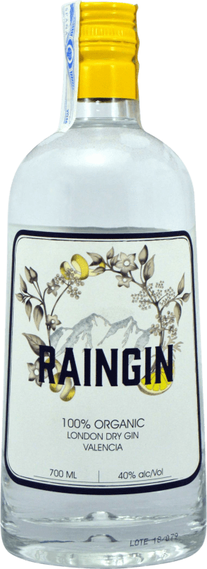 19,95 € Free Shipping | Genever Gin DHV Premium Raingin Spain Organic — Eco 70 cl