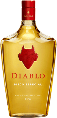 27,95 € Envío gratis | Pisco Concha y Toro Diablo Especial Chile Botella 70 cl