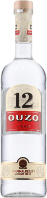 16,95 € Spedizione Gratuita | Anice Kaloyiamis-Koutsikos Ouzo 12 Grecia Bottiglia 70 cl