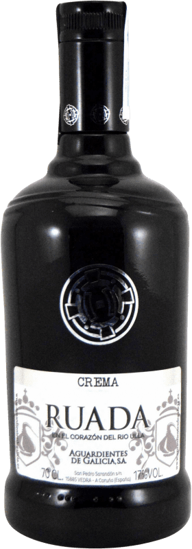 10,95 € Envío gratis | Crema de Licor Aguardientes de Galicia Ruada España Botella 70 cl