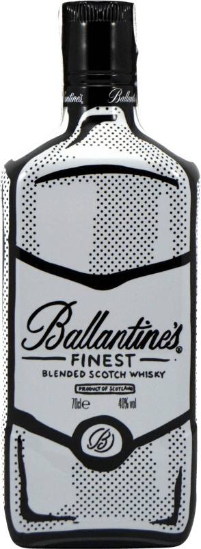 44,95 € Envío gratis | Whisky Blended Ballantine's Edición Joshua Vides Reino Unido Botella 70 cl