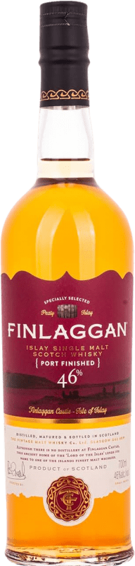 52,95 € Free Shipping | Single Malt Whisky Finlaggan Port Cask Finish United Kingdom Bottle 70 cl
