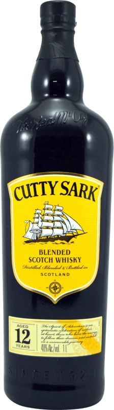 26,95 € Envoi gratuit | Whisky Blend Cutty Sark Royaume-Uni 12 Ans Bouteille 1 L