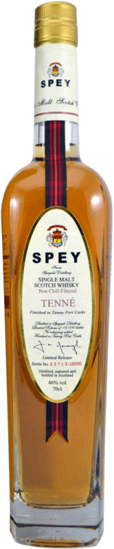 38,95 € Kostenloser Versand | Whiskey Single Malt Speyside Spey Tenné Großbritannien Flasche 70 cl