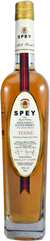 39,95 € Envío gratis | Whisky Single Malt Speyside Spey Tenné Reino Unido 70 cl