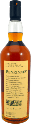 108,95 € Envoi gratuit | Single Malt Whisky Benrinnes Speyside Royaume-Uni 15 Ans Bouteille 70 cl