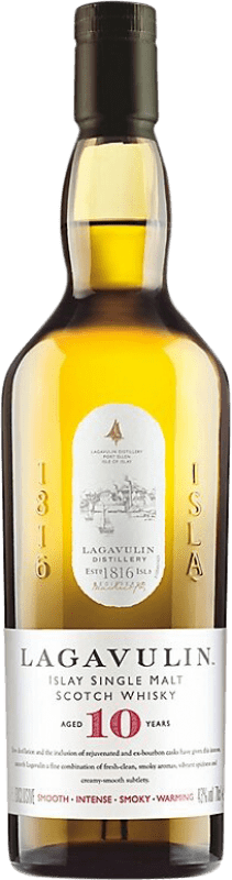 89,95 € Free Shipping | Single Malt Whisky Lagavulin Islay United Kingdom 10 Years 70 cl