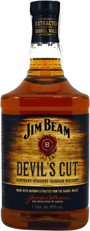 29,95 € Envoi gratuit | Whisky Bourbon Jim Beam Devil's Cut États Unis Bouteille 1 L