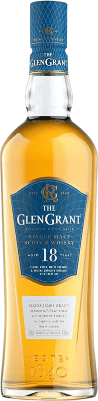 138,95 € Envoi gratuit | Whisky Single Malt Glen Grant Royaume-Uni 18 Ans Bouteille 1 L