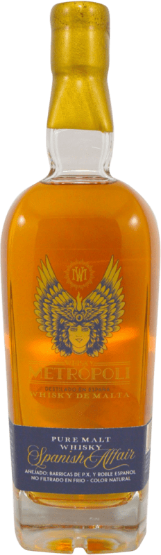 53,95 € Free Shipping | Blended Whisky Singular Artesanos Metrópoli Spanish Affair Spain Bottle 70 cl