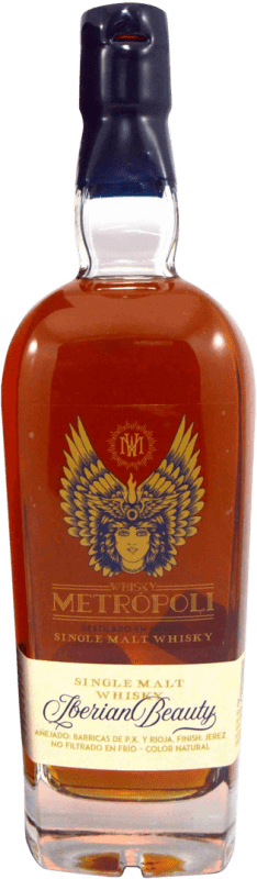 63,95 € Free Shipping | Single Malt Whisky Singular Artesanos Metrópoli Iberian Beauty Spain Bottle 70 cl