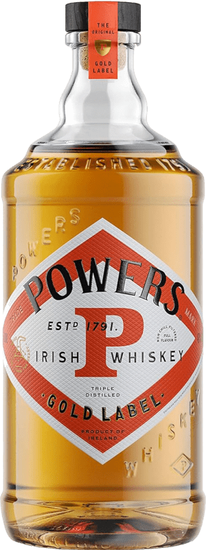 21,95 € Envio grátis | Whisky Single Malt Powers Gold Label Irlanda Garrafa 70 cl