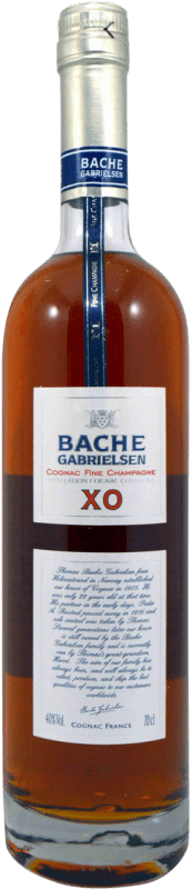 98,95 € Envoi gratuit | Cognac Bache Gabrielsen X.O. A.O.C. Cognac France Bouteille 70 cl