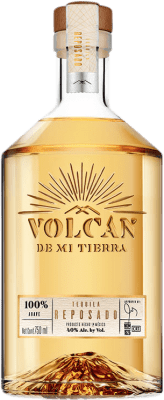 59,95 € Envio grátis | Tequila Volcán de mi Tierra Reposado México Garrafa 70 cl