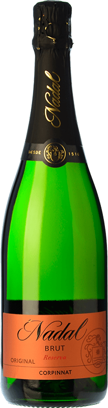 19,95 € Envoi gratuit | Blanc mousseux Nadal Original Brut Réserve D.O. Cava Catalogne Espagne Macabeo, Xarel·lo, Parellada Bouteille 75 cl