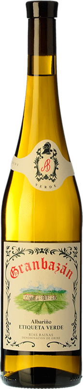 18,95 € Envoi gratuit | Vin blanc Agro de Bazán Granbazán Etiqueta Verde D.O. Rías Baixas Galice Espagne Albariño Bouteille 75 cl