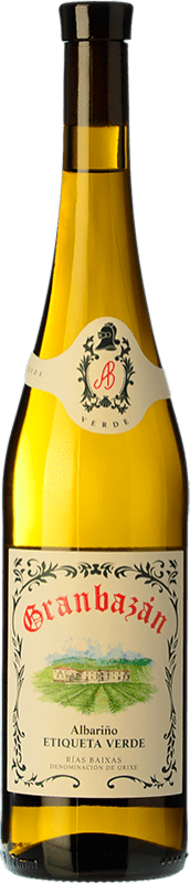 25,95 € Envio grátis | Vinho Branco Agro de Bazán Granbazán Etiqueta Verde D.O. Rías Baixas Galiza Espanha Albariño — Albarinho Garrafa 75 cl