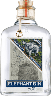 51,95 € Бесплатная доставка | Джин Elephant Gin Strength Германия бутылка Medium 50 cl