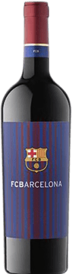 9,95 € 免费送货 | 红酒 Fútbol Club Barcelona 年轻的 D.O. Catalunya 加泰罗尼亚 西班牙 Tempranillo 瓶子 75 cl