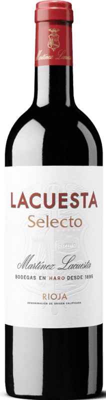 9,95 € 送料無料 | 赤ワイン Martínez Lacuesta Selecto 若い D.O.Ca. Rioja ラ・リオハ スペイン Tempranillo, Graciano, Mazuelo ボトル 75 cl