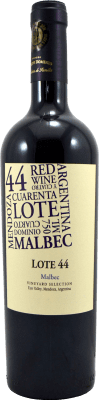 14,95 € Free Shipping | Red wine Cuarto Dominio Lote 44 I.G. Mendoza Mendoza Argentina Malbec Bottle 75 cl