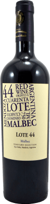 13,95 € Envío gratis | Vino tinto Cuarto Dominio Lote 44 I.G. Mendoza Mendoza Argentina Malbec Botella 75 cl