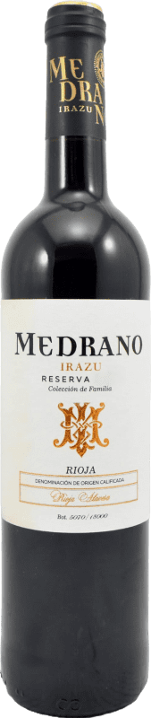 13,95 € Spedizione Gratuita | Vino Rosso Medrano Irazu Riserva D.O.Ca. Rioja La Rioja Spagna Tempranillo 75 cl