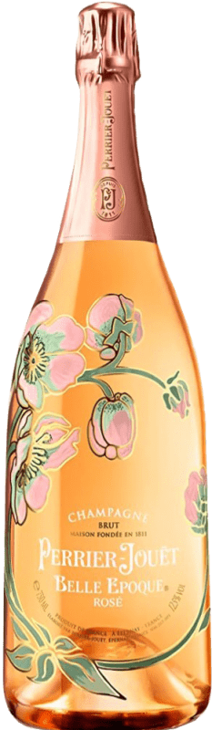 671,95 € Envio grátis | Espumante rosé Perrier-Jouët Cuvée Belle Époque Rosé Reserva A.O.C. Champagne Champagne França Pinot Preto, Chardonnay, Pinot Meunier Garrafa Magnum 1,5 L