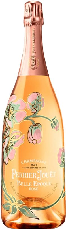 369,95 € Kostenloser Versand | Rosé Sekt Perrier-Jouët Belle Époque Cuvée, Rosé Reserve — Gereift A.O.C. Champagne Champagner Frankreich Pinot Noir — Spätburgunder, Chardonnay, Pinot Meunier — Schwarzriesling Magnumflasche 1,5 L