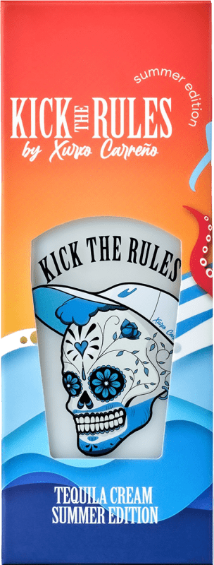 13,95 € 送料無料 | テキーラ Lasil Kick The Rules Summer Edition by Xurxo Carreño Crema de Tequila スペイン ボトル 70 cl