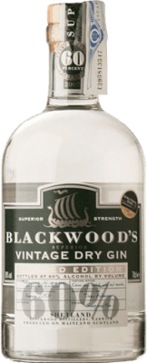 36,95 € Бесплатная доставка | Джин Blackwood's Strong Vintage Dry Gin 60º Шотландия Объединенное Королевство бутылка 70 cl