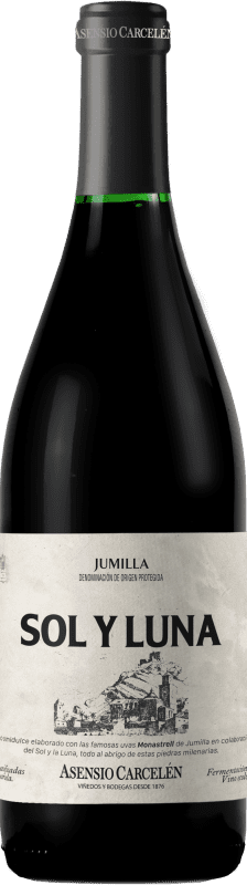 16,95 € Envoi gratuit | Vin Rouge Asensio Carcelén Sol y Luna Semiseco — Demi-Sec VT Vendimia Tardía — Vendange Tardive D.O. Jumilla Région de Murcie Espagne Monastrell Eco — Biologique Bouteille 75 cl