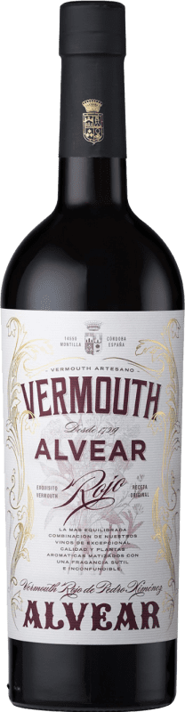 16,95 € Kostenloser Versand | Wermut Alvear Tinto — Rot, Artesanal — Handgemacht Andalusien Spanien 75 cl