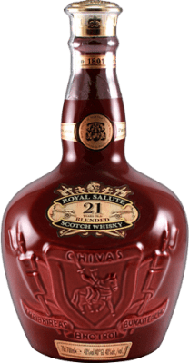 ウイスキーブレンド Chivas Regal Royal Salute Botella Marrón 21 年 70 cl