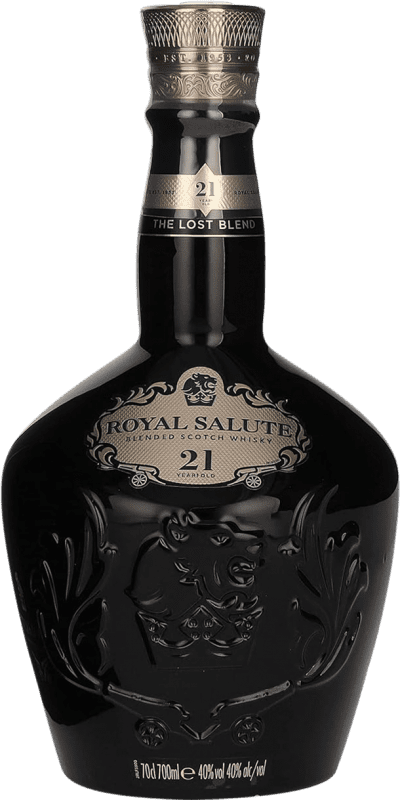 316,95 € Бесплатная доставка | Купажированный виски Chivas Regal Royal Salute The Lost Blend Списайд Объединенное Королевство 21 Лет Бутылка 70 cl