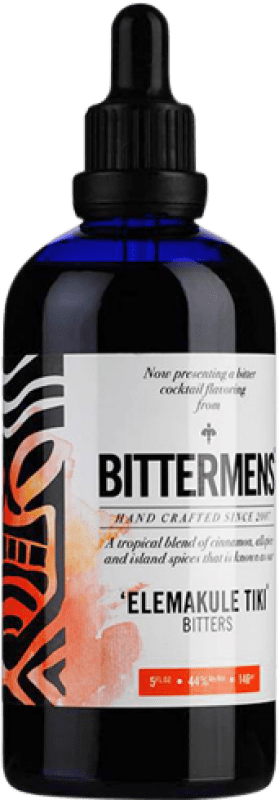 29,95 € Spedizione Gratuita | Schnapps Bittermens Elemakule Tiki stati Uniti Bottiglietta Mignon 12 cl