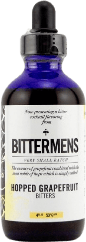39,95 € Envio grátis | Schnapps Bittermens Hopped Estados Unidos Garrafinha Miniatura 12 cl Grapefruit — Toranja