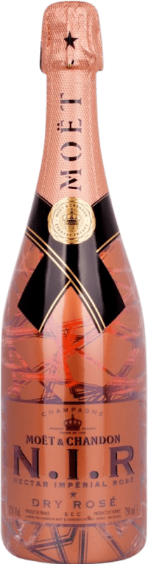 924,95 € Free Shipping | Rosé Sparkling Wine Moët & Chandon N.I.R. Nectar Impérial Brut Rosé A.O.C. Champagne Champagne France Pinot Noir, Chardonnay, Pinot Meunier Jéroboam-Double Magnum Bottle 3 L
