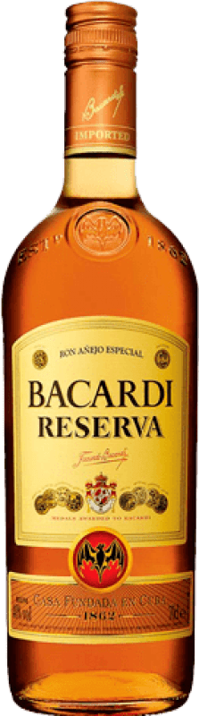 18,95 € Envio grátis | Rum Bacardí Reserva Bahamas 5 Anos Garrafa 70 cl