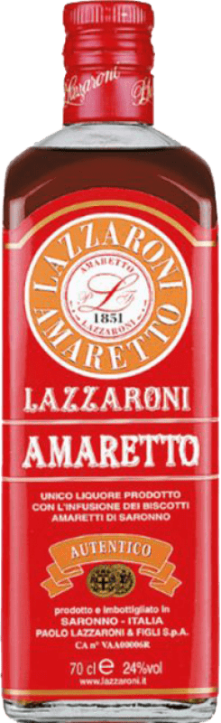 29,95 € Spedizione Gratuita | Amaretto Lazzaroni Autentico Italia Bottiglia 70 cl